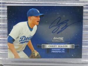 2012 Bowman Sterling Corey Seager Prospect Autograph Auto #BSAP-CS Dodgers (B)