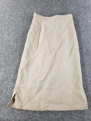 Falda Louis Feraud Mujer Talla 40 Beige Forrada de Lana De Colección Dinero Antiguo  Foto 1 de 4