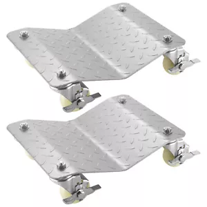 VEVOR 2pc Car Wheel Skates Dolly Van Positioning Garage Jack Machinery Mover - Picture 1 of 12