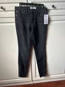 NWT Athleta Carbon Wash Black Sculptek Ultra Skinny ZIp Jeans Climb Hike Camp 8 - Picture 1 of 6