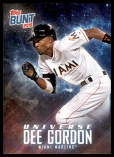 2015 Topps Bunt Player Code Cards #DG Dee Gordon UPD /25