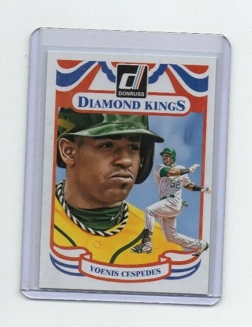 Yoenis Cespedes   Donruss  Diamond  Kings Card 2014 Oakland Athletics Card # 230 - Image 1 of 1