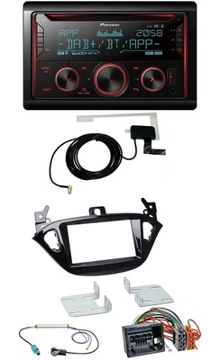 Pioneer 2DIN MP3 DAB USB CD Bluetooth Autoradio für Opel Adam ab 13 Corsa E ab 1 - Bild 1 von 4