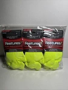 6X Füße! High Performance Light Cushion No Show Tab Yellow -M neu versiegelt - Bild 1 von 3
