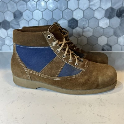 Botas difíciles de encontrar de colección Red Wing punta de acero tostadas/azules talla 11 D hechas en EE. UU. Foto 1 de 4