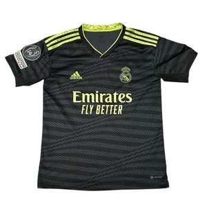 Real Madrid Benzema Adidas UEFA 2022-23 Herren Größe S Trikot Away Merengues - Bild 1 von 10