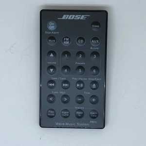 For Bose Wave Music System AWRCC1 AWRCC2 Radio/CD Remote Control Black - Picture 1 of 3