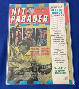 Vintage Feb. 1969 Hit Parader MAGAZIN Beatles/Cream/Bee-Gee's/Arthur Brown - Bild 1 von 9