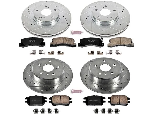 Kit de pastillas de freno y rotor delanteras y traseras 31FVMS56 para Lexus RX300 2002 2003 Foto 1 de 1
