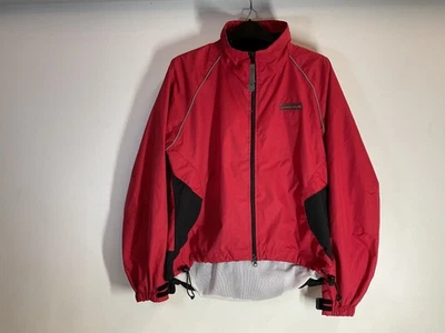 Endura Cycling Jacket Red Waterproof Full Zip Reflective Size Sml - Image 1 of 4