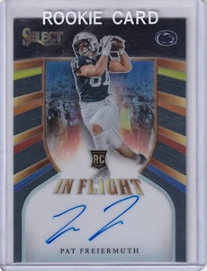 Pat Freiermuth 2021 Panini Select Draft Picks Holo Prizm Rc On Card Auto (18/40) - Picture 1 of 2