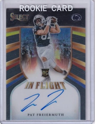 Pat Freiermuth 2021 Panini Select Draft Picks Holo Prizm Rc On Card Auto (18/40) - Image 1 of 2