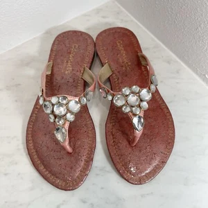 Sandalias de estrás para mujer talla 7 chanclas zapatos cocos de Matisse con caja - Imagen 1 de 5