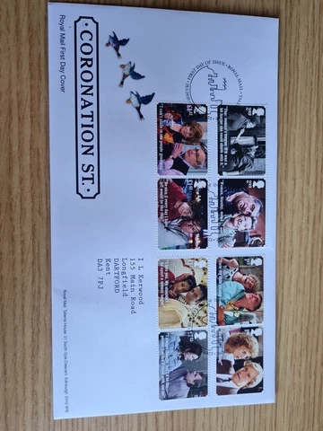 2020 Coronation Street stamps 1st day cover Cover