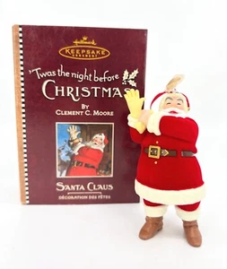 NUEVO Hallmark 2001 Twas Night Before Christmas Vol 4 ""Santa Claus"" Adorno - Imagen 1 de 6