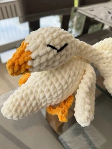 Hand Crocheted Snoozing Goose - Picture 1 of 7