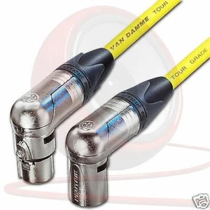 Van Damme Neutrik Angled Female XLR to Male xlr Cable. Balanced Leads 10 6 3 m - Picture 1 of 11