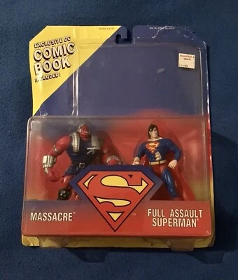 全突击超人VS大屠杀1995年可动人偶无漫画书DC肯纳 — 第 1/3 张图片