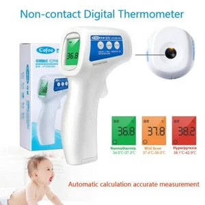 bébé/adulte numérique thermomètre sans contact infrarouge Frontal et Oreille CE - Imagen 1 de 8