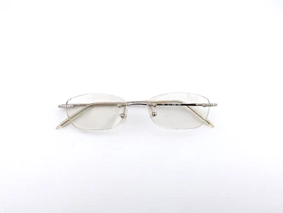 Valentino Eyeglasses, Frames Only, V5288 02T Silver, 48-17-135, Metal, Italy - Image 1 of 4