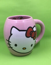 Vandor 18062 Hello Kitty 18 oz Oval Ceramicl Mug, Pink, White, and Red - SS-V...