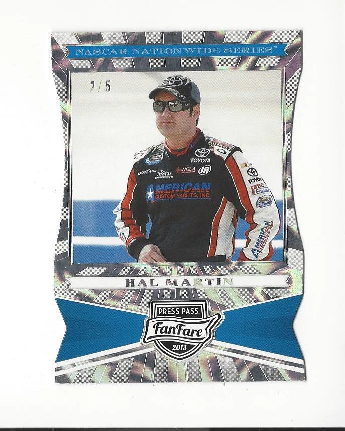 2013 Press Pass Fanfare Diamond Die Cuts #70 Hal Martin NNS 2/5  - Image 1 of 1