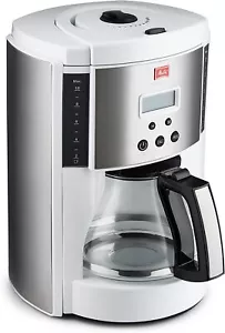 Melitta Aroma Enhance Drip Coffee Maker with Glass Carafe, 10 Cups - White- - Picture 1 of 5