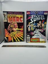 2 for one: Silver Surfer Annual 1991 & Mark Hazard Merc 1986 -   Marvel Comics