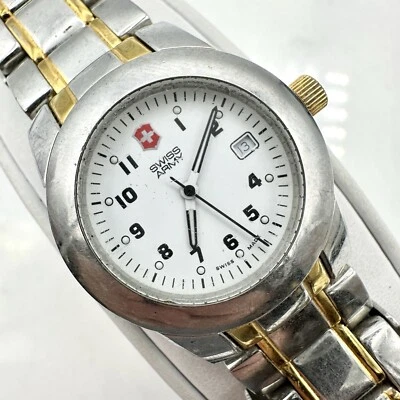 Victorinox Women's Swiss Army Date Watch 24971 Two Tone Band Sz 6.5” New Battery - Image 1 of 4