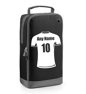 Football Shirt Print Personalised Sports Shoe Football Rugby Boot Bag School - Picture 1 of 14