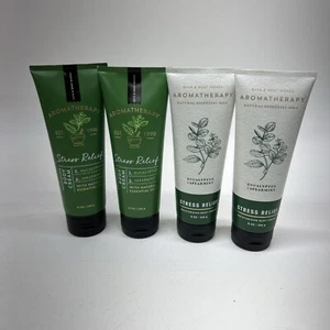 4 Bath & Body Works AROMATHERAPY EUCALYPTUS & SPEARMINT Body Cream Moisture 8 oz - Picture 1 of 4