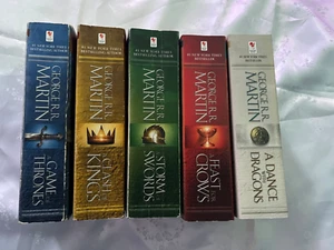 GAME OF THRONES : A SONG OF ICE & FIRE 1-5 PB lot set by George R.R. Martin - Picture 1 of 4