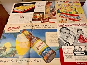 LOTE DE 10 ANUNCIOS PUBLICITARIOS DE REVISTA VINTAGE MISC LIFE - Imagen 1 de 2