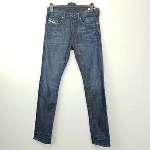 Jeans Diesel BUSTER W29 L34 Azul DELGADOS Cónicos Para Hombre Denim de Diseñador Genuino - Imagen 1 de 9
