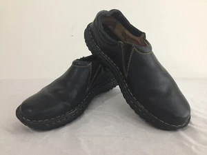 BØRN Flats Slip On Comfort Shoes Brown Leather Size 9.5/41 - Picture 1 of 12