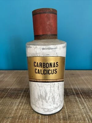 Pot A Pharmacie Apothicaire 19em Verre Soufflé Cabinet De Curiosité  - Photo 1/4