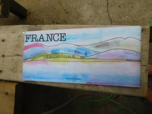 FRANCE ROAD MAP VINTAGE 1978 ADVERTISING TRAVEL HOLIDAY - Picture 1 of 1