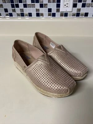 BOBS SKECHERS Highlights-City Glam Alpargata Cuña Para Mujer Talla 8 Foto 1 de 4