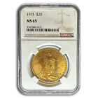 1915 $20 St Gaudens Gold Double Eagle MS-65 NGC