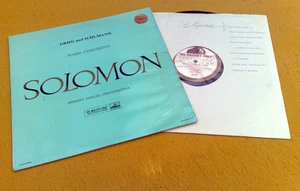 " GRIEG & SCHUMANN PIANO CONCERTOS " SOLOMON SUPER STEREO WHITE GOLD UK ASD 272 - Picture 1 of 11
