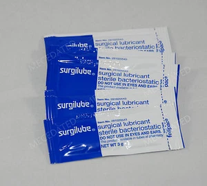 **5** PACK MILITARY NASOPHARYNGEAL AIRWAY SURGILUBE IFAK MEDIC EMT TRAUMA KIT - Picture 1 of 2