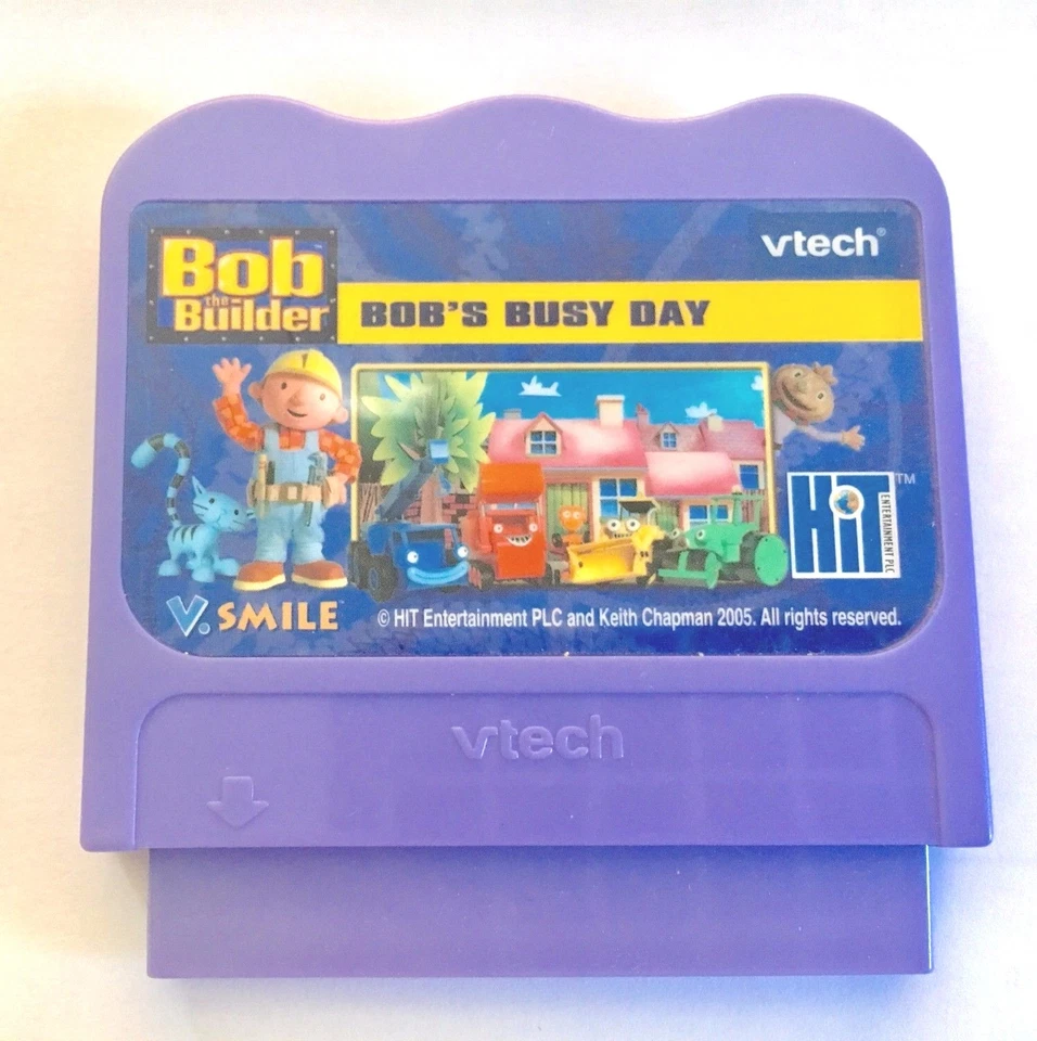 Bob the Builder : Bob's Busy Day Vtech Vsmile Game with booklet ~ EUC - Image 1 of 1