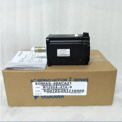 New Yaskawa SGMAS-08ACA21 Servo Motor SGMAS08ACA21 DHL Expedited Shipping - Image 1 of 4