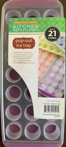 Round Pop Out 21 Cube Ice Tray - Picture 1 of 3