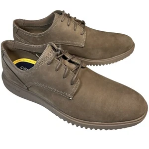 Cole Haan Grand + Oxford elegante Schuhe GRÖSSE 11 einfache Zehenpartie braun NuBuck Tie C39619 - Bild 1 von 13