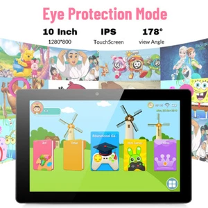 Kids Tablet, 7"/10" HD Android Tablet for Kids,Octa-Core,BT & Wi-Fi,Dual Camera - Picture 1 of 29