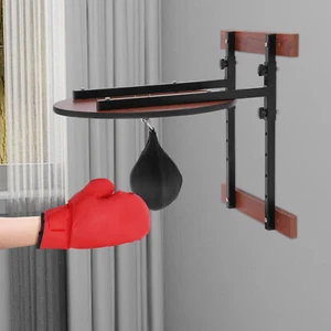Wall-Mounted Adjustable Speed Bag Platform Kit Swivel Punching Fitness Training - Picture 1 of 16