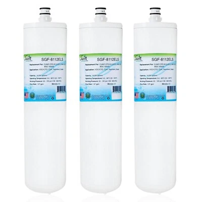 SGF-8112ELS Compatible Commercial Water Filter for CFS 8112-ELS, 55817-27-3 Pack - Image 1 of 4