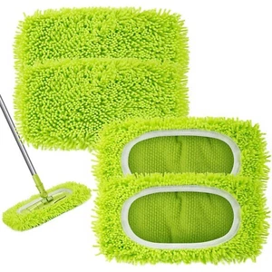 Reusable Dry Sweeping Cloths Microfiber Wet Mop Pads Compatible - Picture 1 of 7