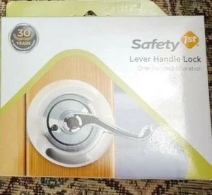  Baby Safety 1st Door Lever Handle Lock One Handle Operation  - Picture 1 of 7